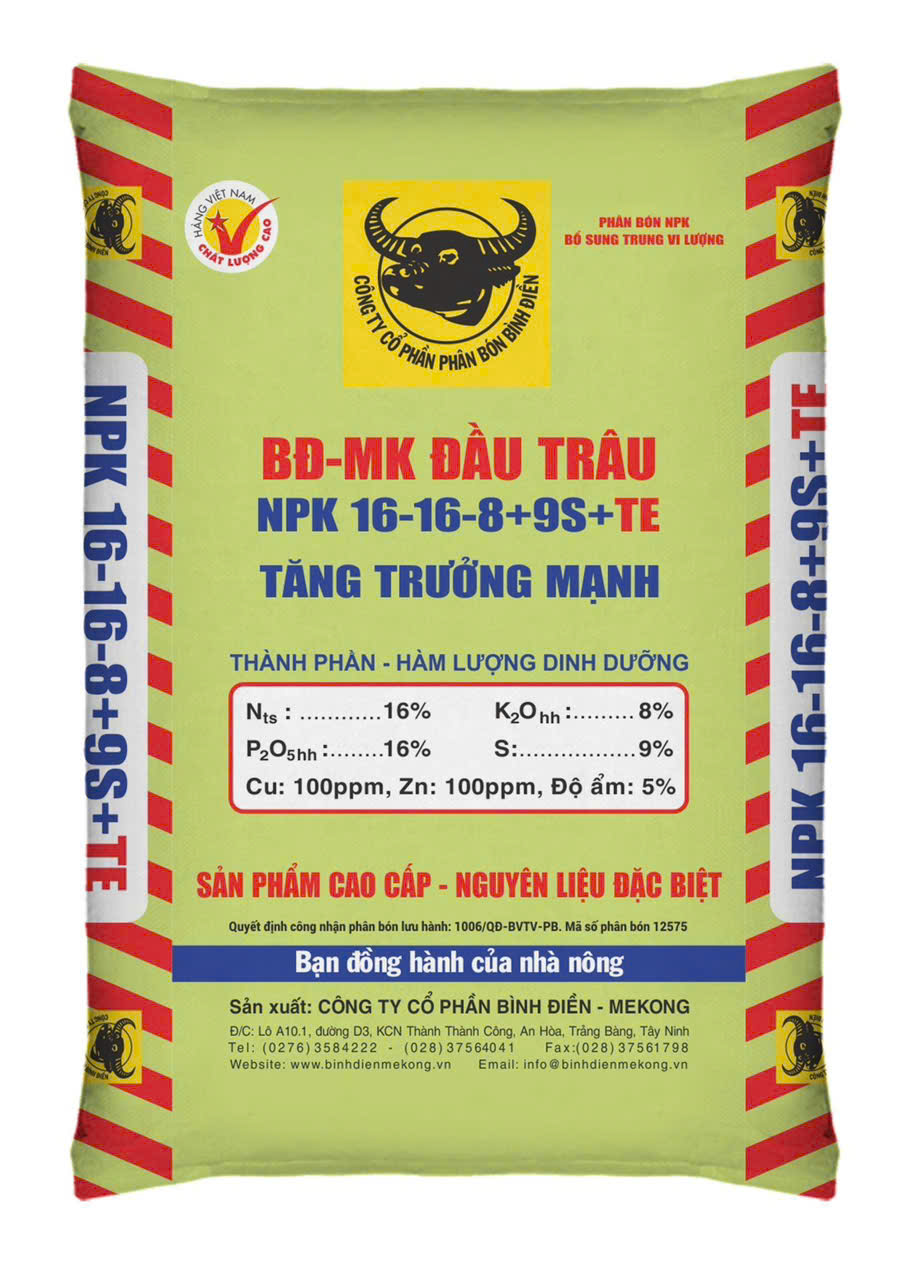 NPK 16-16-8+9S+TE