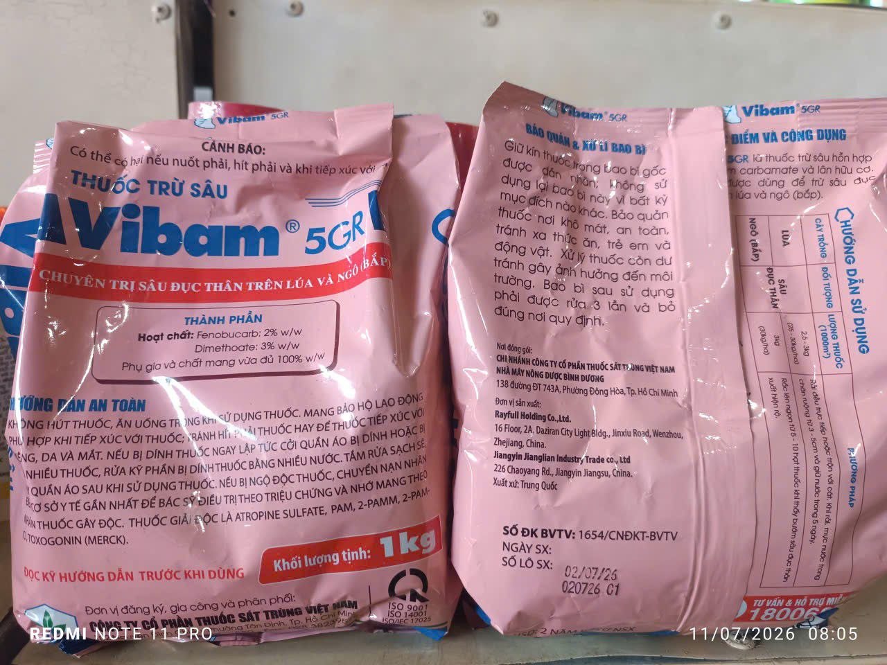 THUỐC RÃI VIBAM 5GR