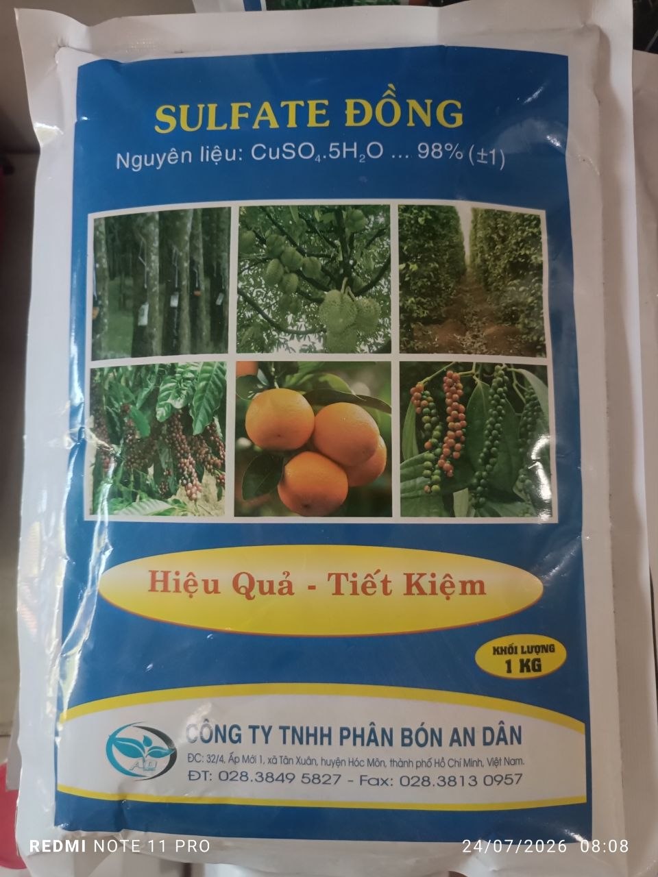 ĐỒNG SULFATE