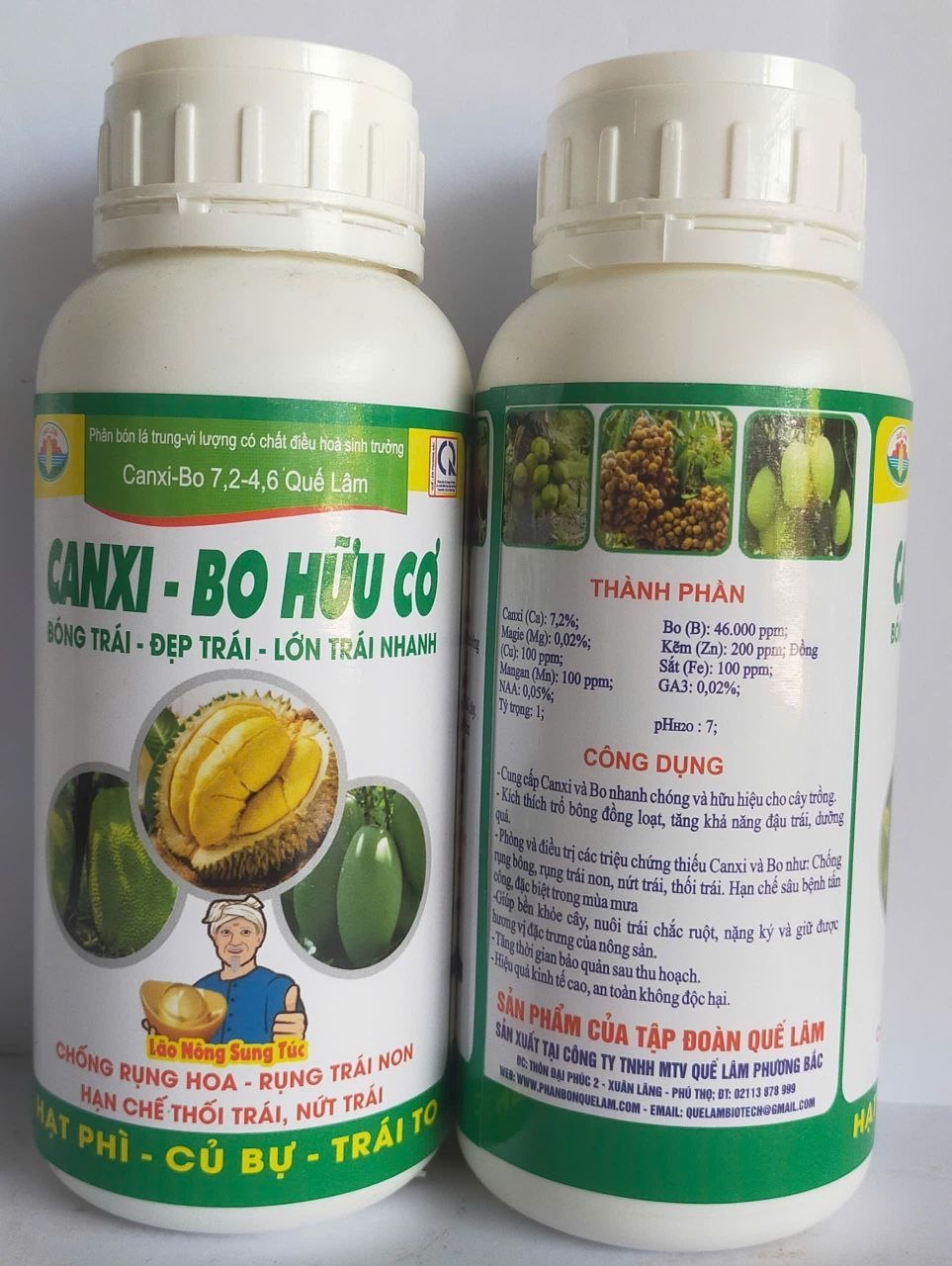 CANXI-BO HỮU CƠ